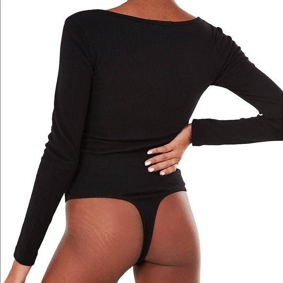 Missguided Long-Sleeve Bodysuit - Picture 3 of 5